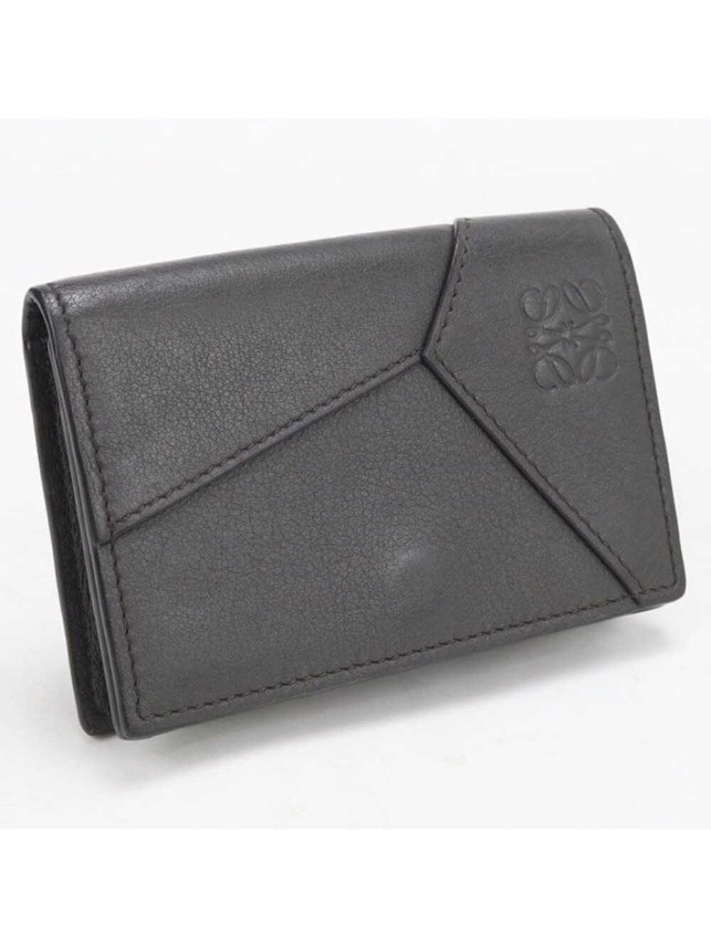 Loewe Business Card Case Puzzle Classic Calfskin